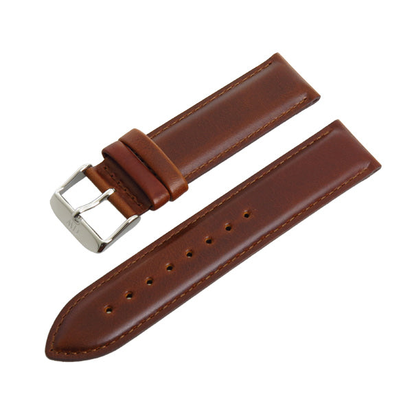 ダニエルウェリントン DANIEL WELLINGTON 替えベルト腕時計用 ラグ幅20mm dw00200021 dw00200110 レザー ブラウン ブラウン